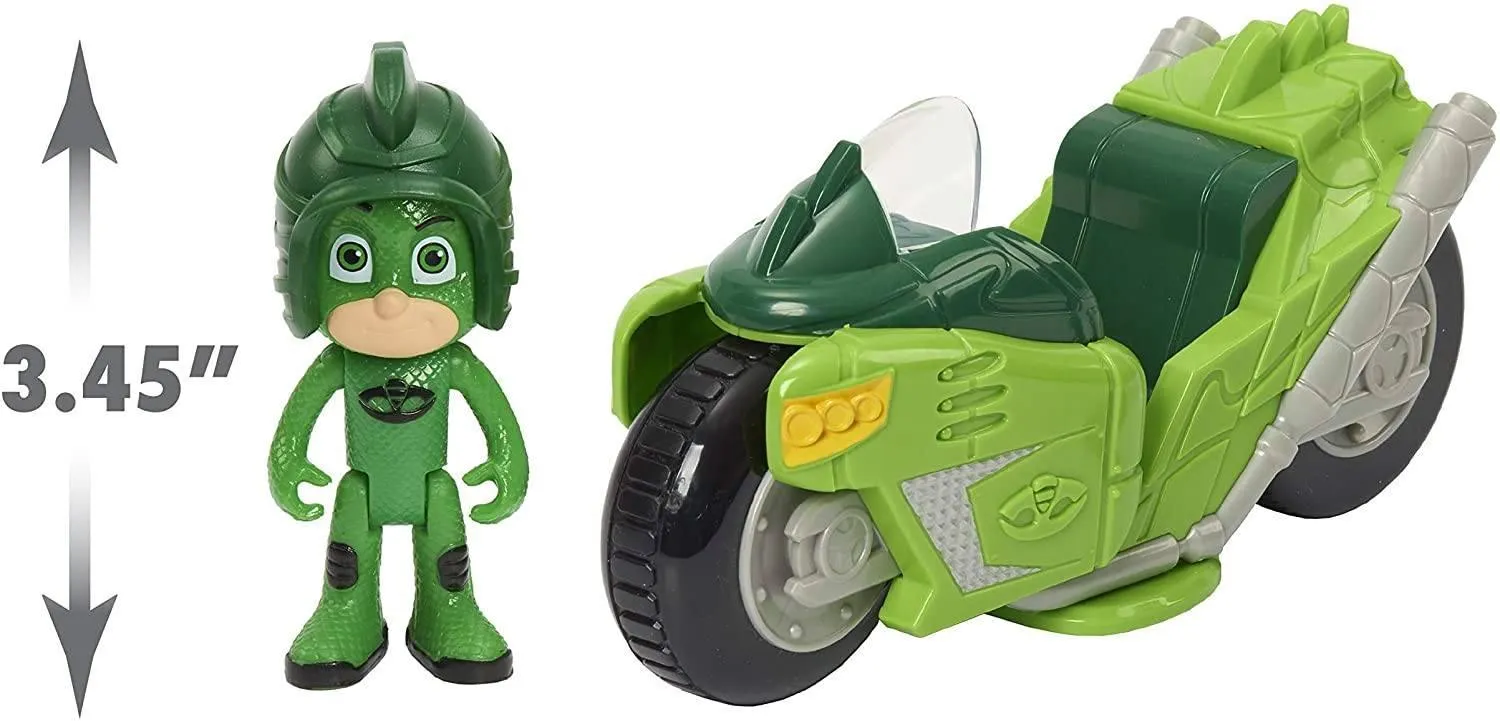 PJ Masks Kickback Motorcycles-Gekko 2 Piece Figure Set
