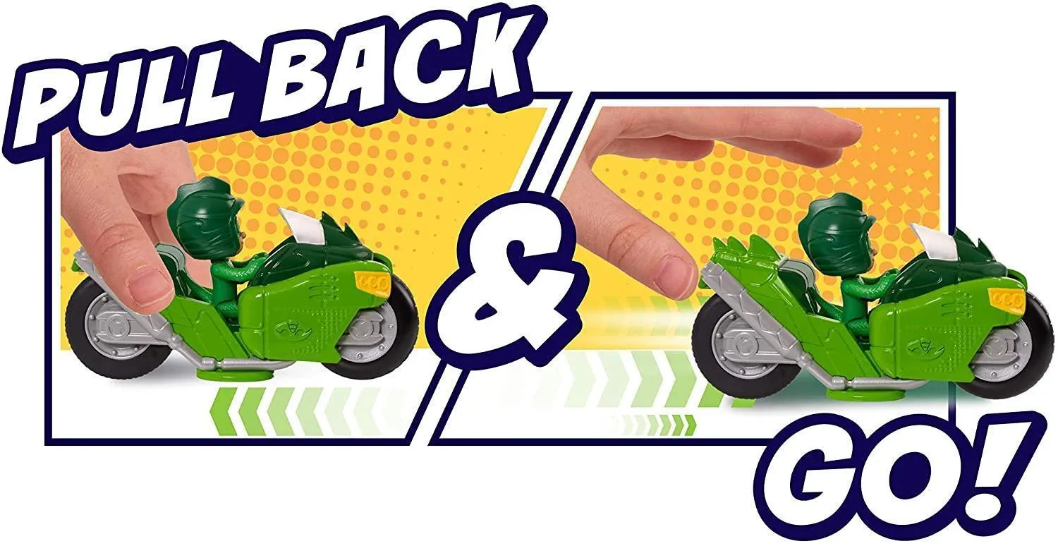 PJ Masks Kickback Motorcycles-Gekko 2 Piece Figure Set