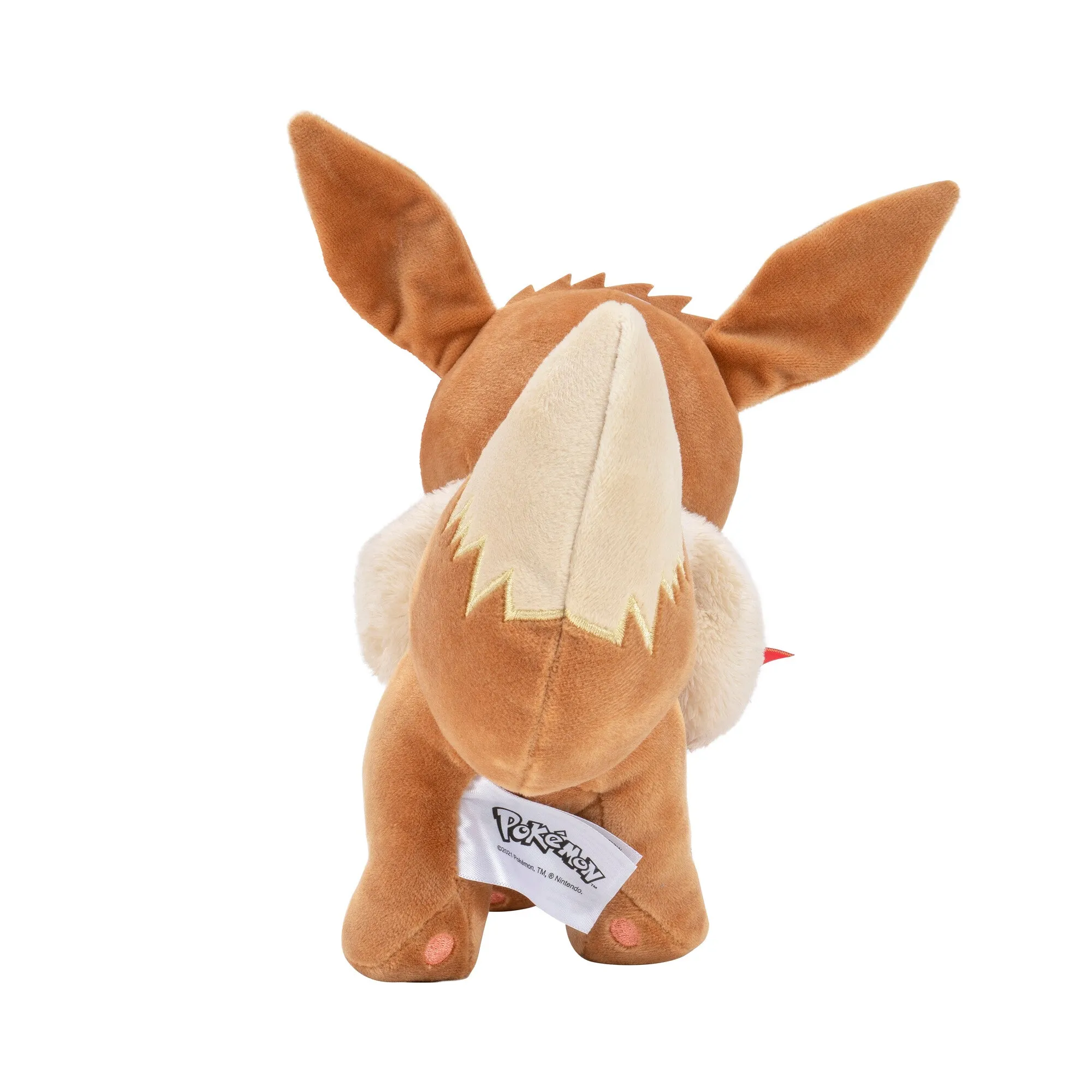 Pokemon Seasonal Holiday 20cm Plush Eevee Wearing Red Bow
