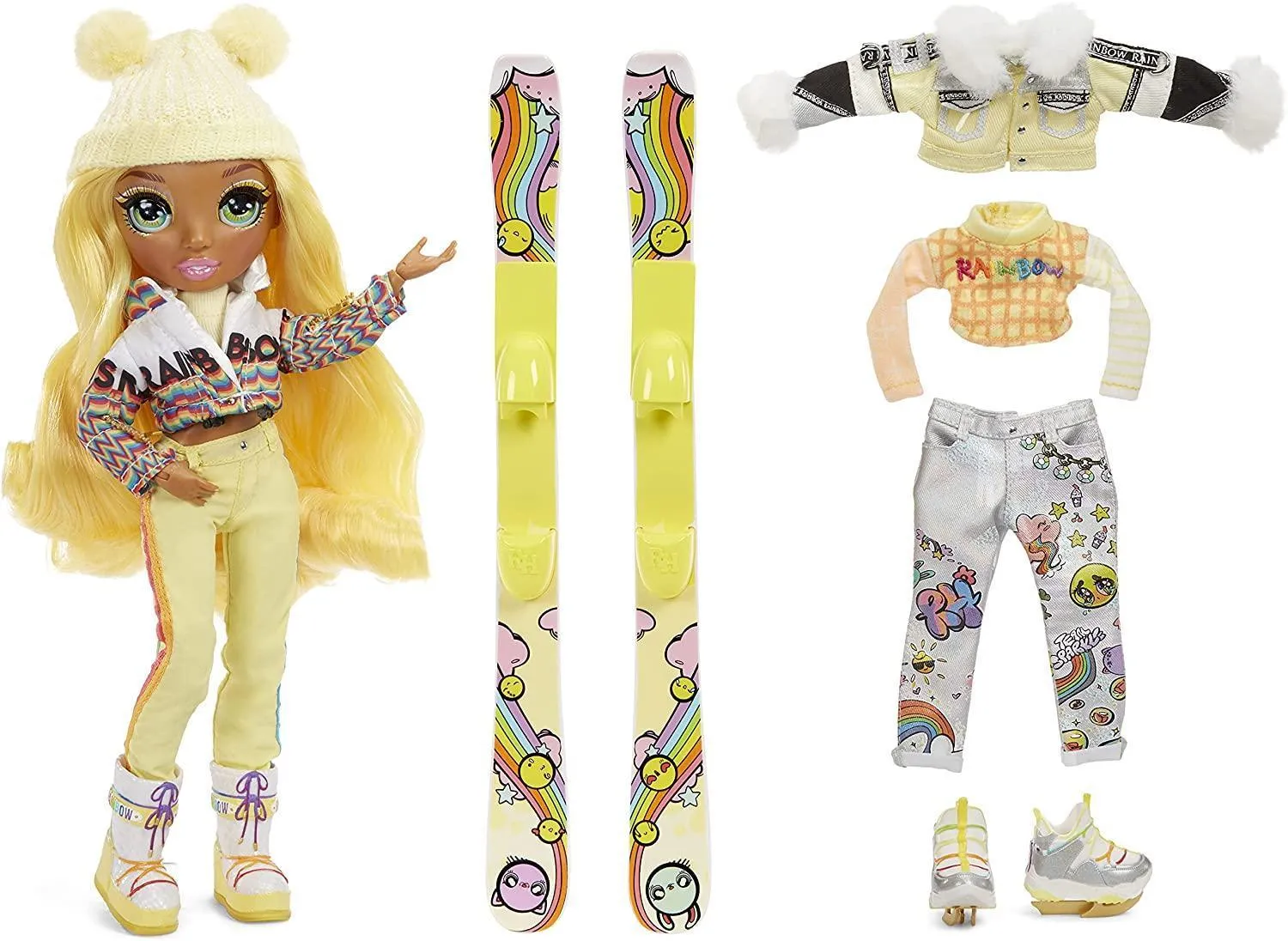 Rainbow High Winter Break Fashion Doll Sunny Madison Playset