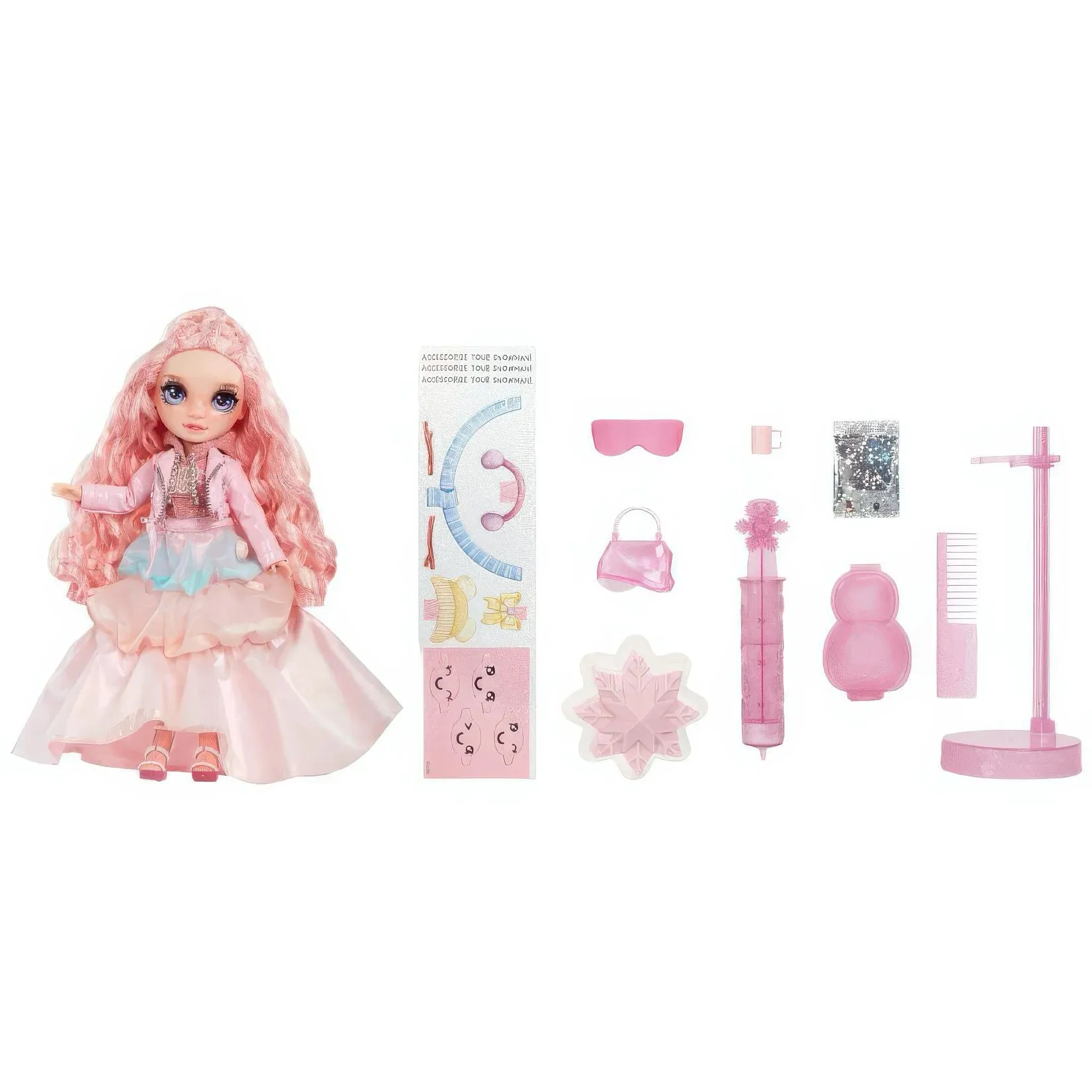Rainbow High: Winter Wonderland Purple 27cm Fashion Doll Bella - Pink