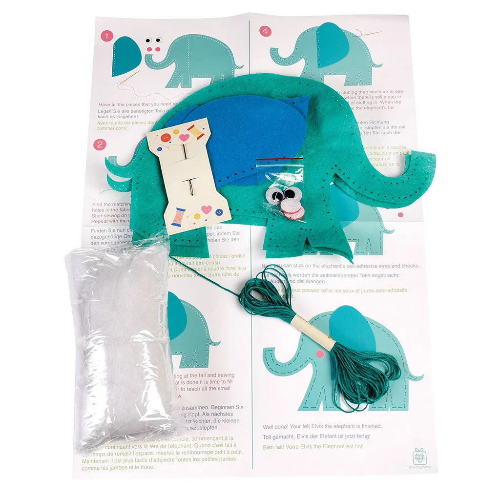 Rex Elvis The Elephant Felt Kit