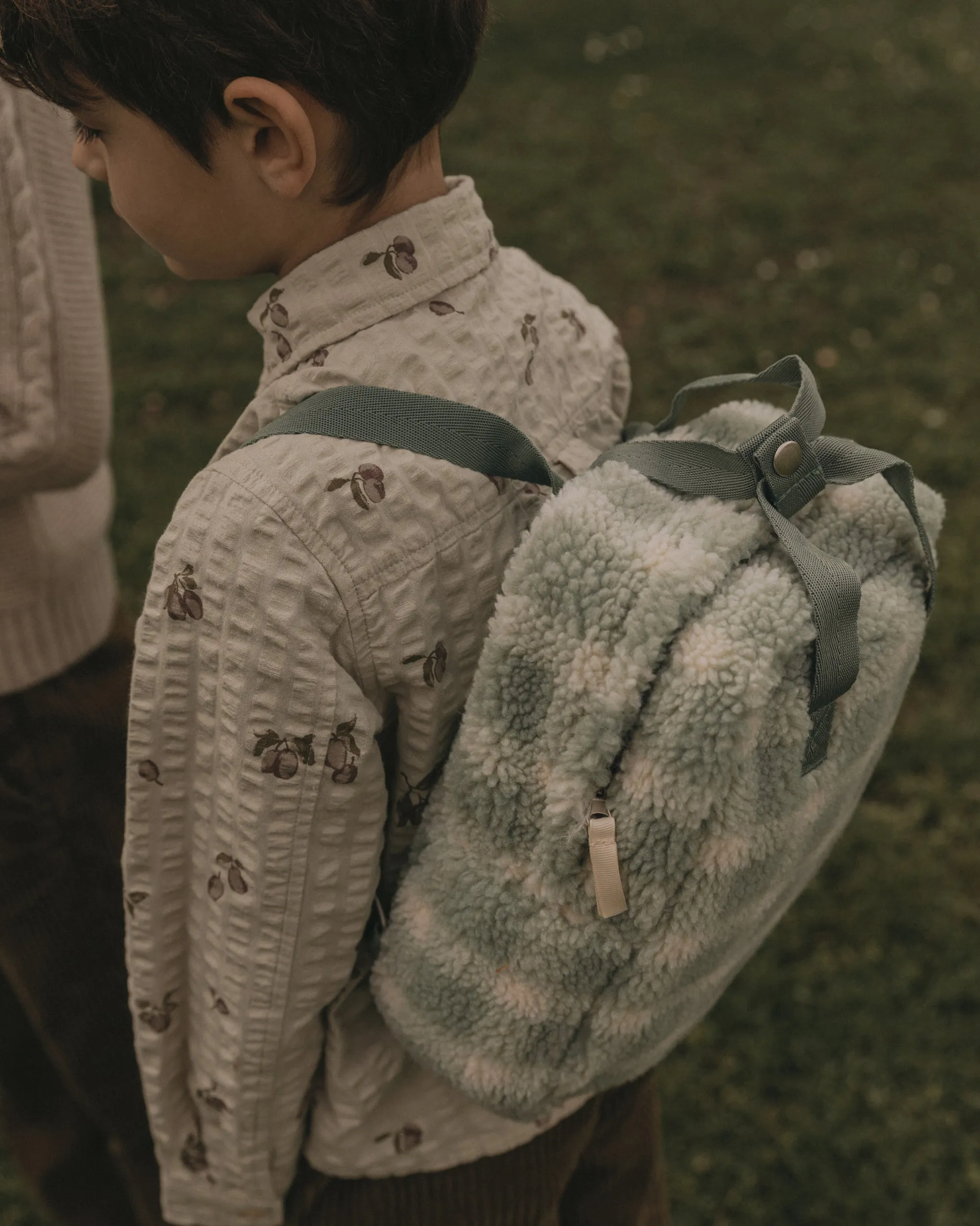 Sage Check Mini Backpack