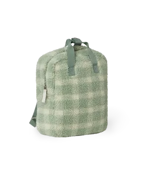 Sage Check Mini Backpack