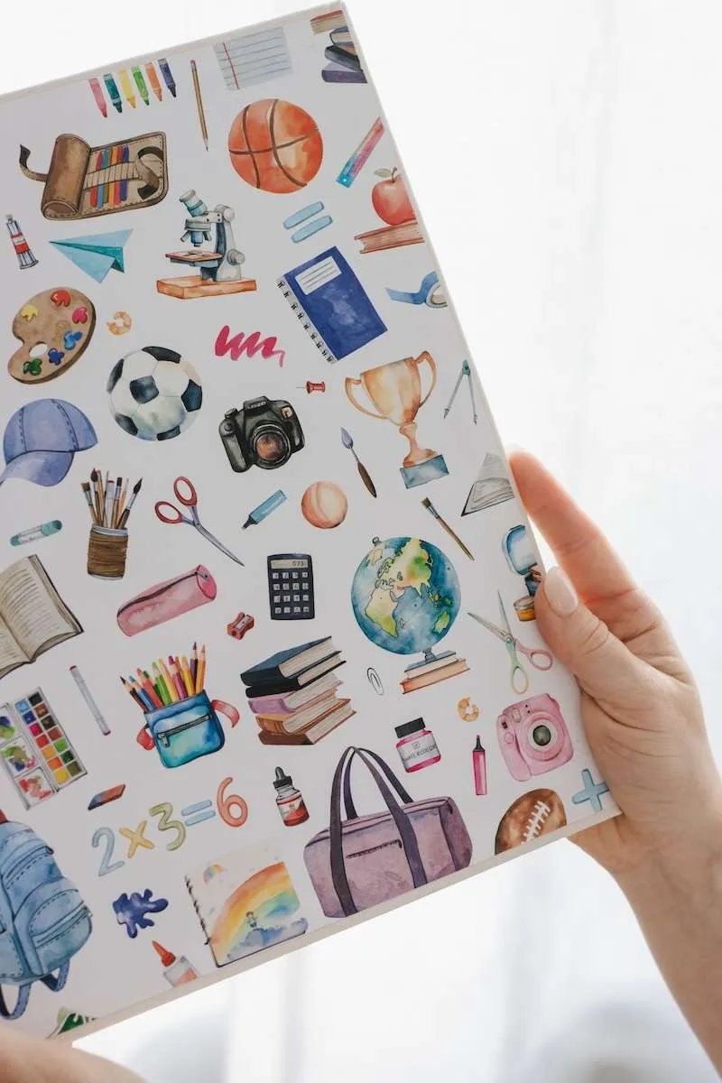 School Years Journal & Keepsake Organiser | Pink