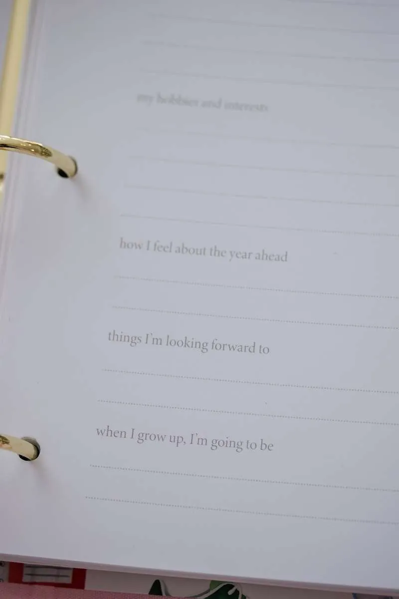 School Years Journal & Keepsake Organiser | Pink