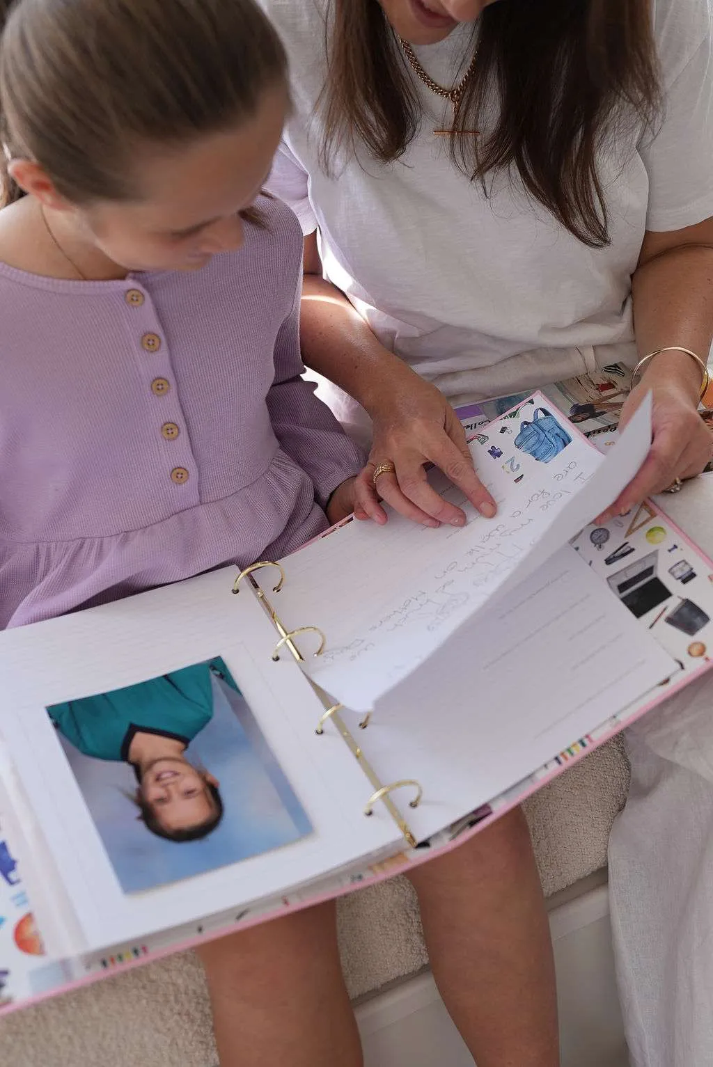 School Years Journal & Keepsake Organiser | Pink