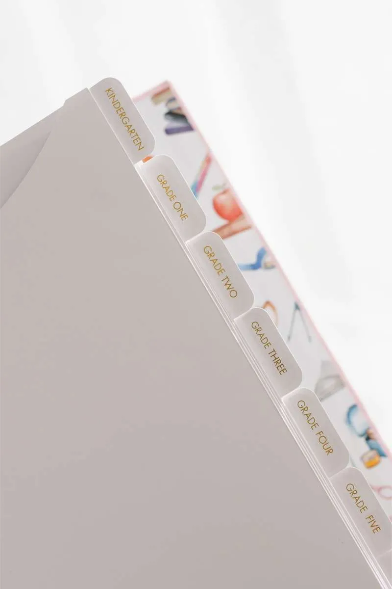 School Years Journal & Keepsake Organiser | Pink