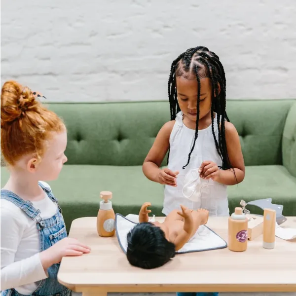 SECOND Iconic Toy - Wooden Doll Nurturing Kit