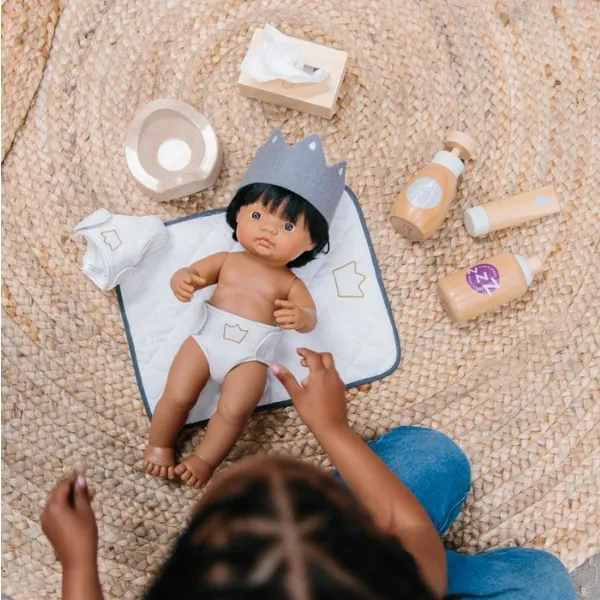 SECOND Iconic Toy - Wooden Doll Nurturing Kit