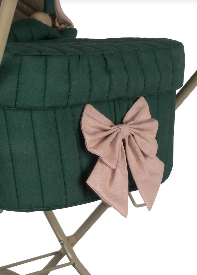 SECOND Konges Sløjd Doll Pram BOWIE | Smoke Pine (DAMAGED PACKAGING ONLY)