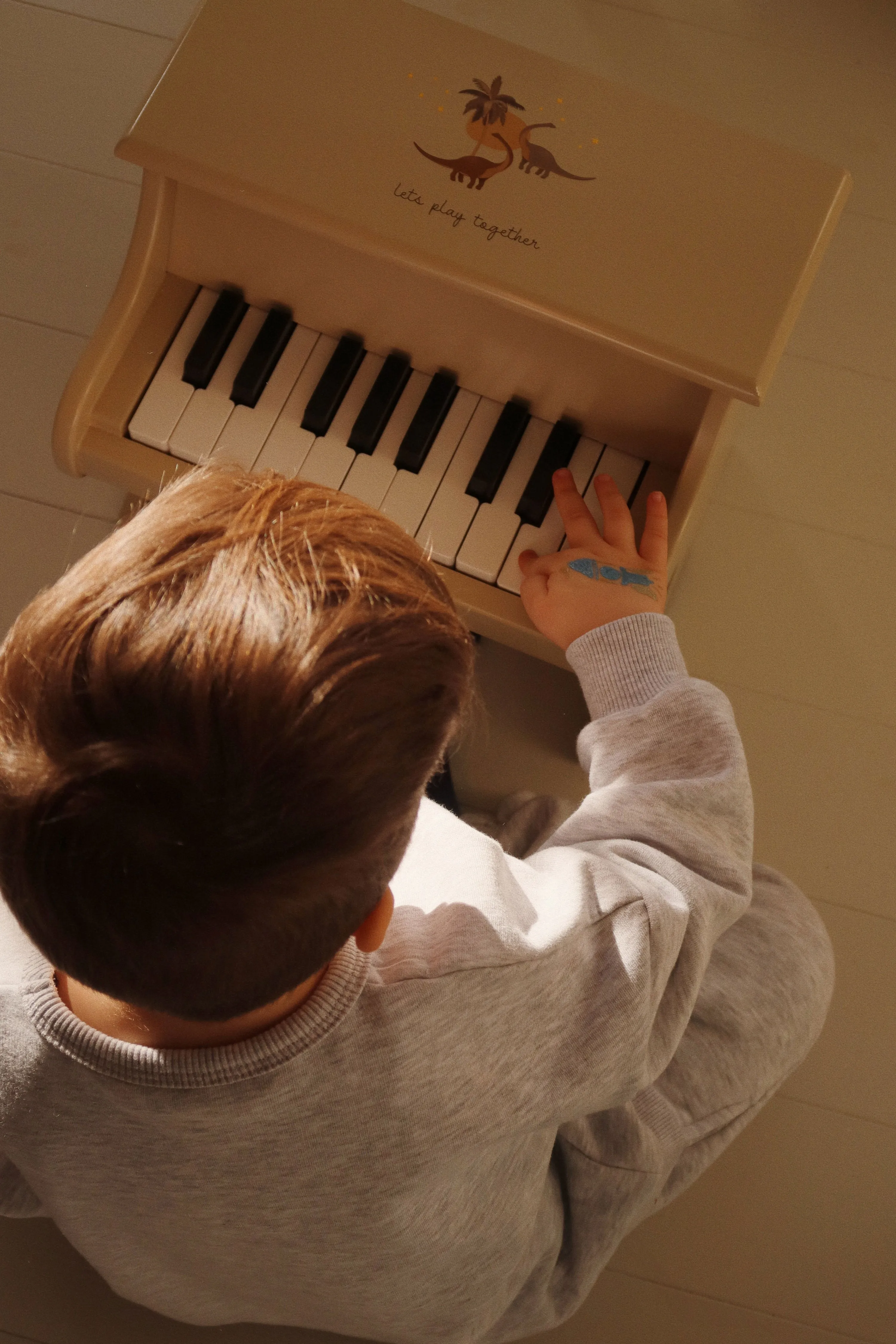 SECOND Konges Sløjd Wooden Piano | Dino 2 (DAMAGED PACKAGING ONLY)