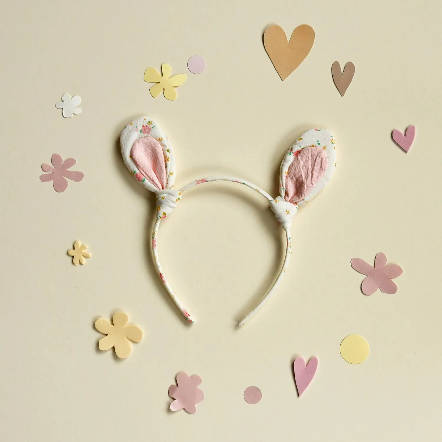 SECOND Tiny Blossom Bunny Ears Headband 2
