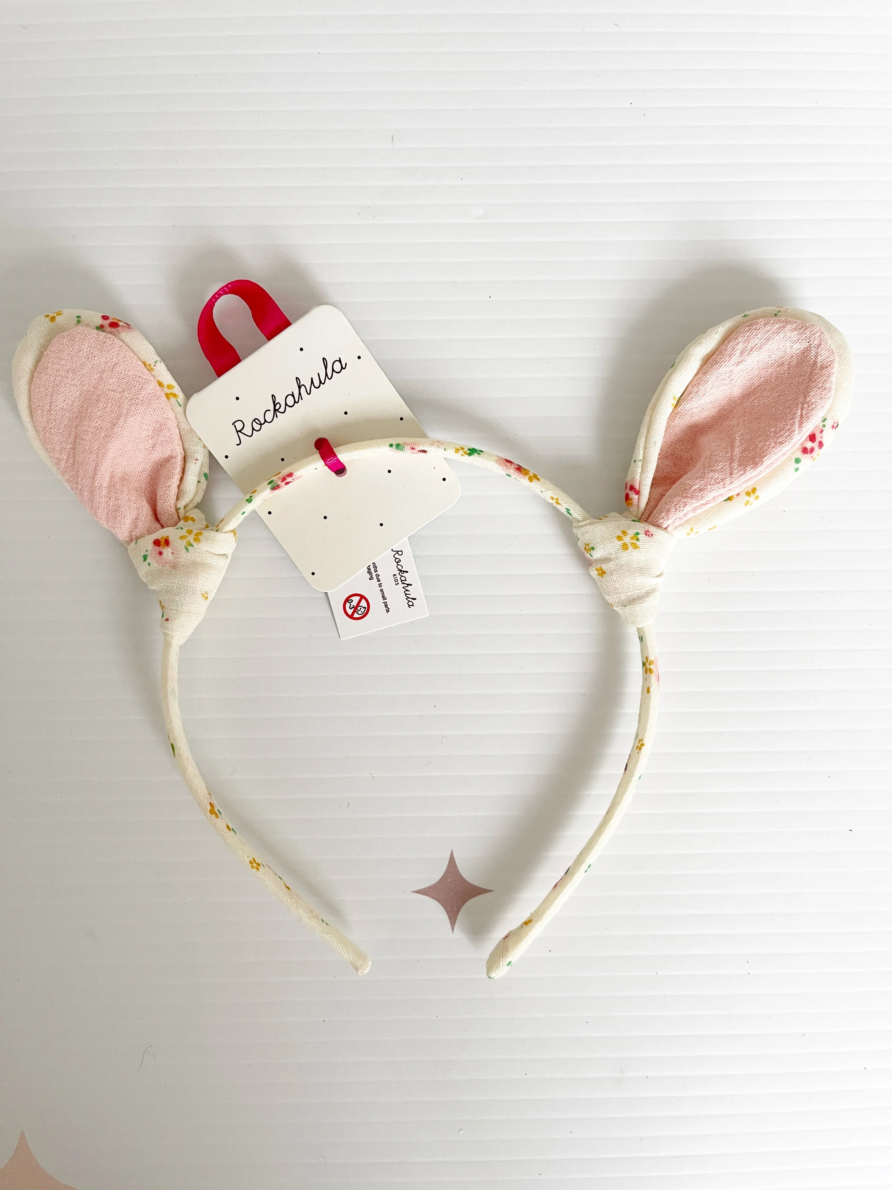 SECOND Tiny Blossom Bunny Ears Headband 2