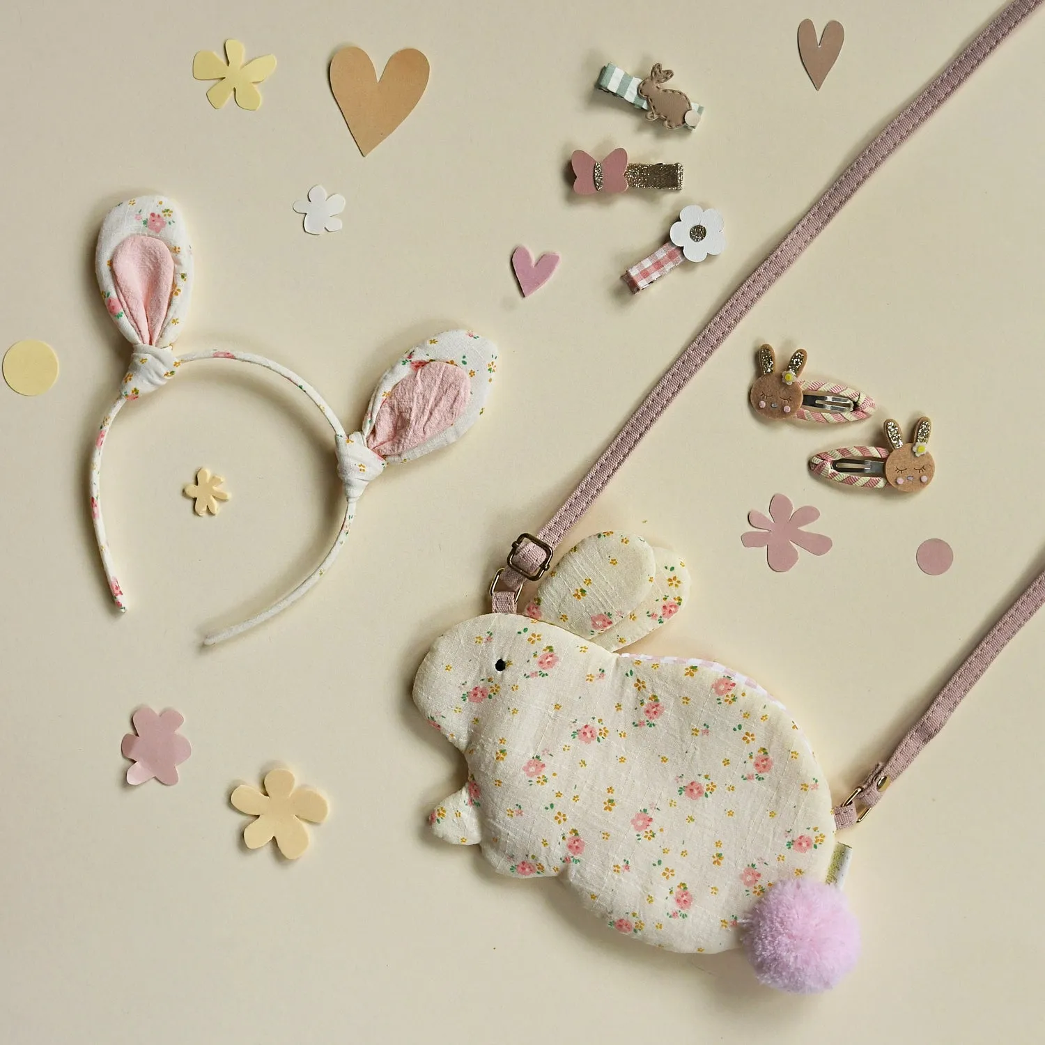 SECOND Tiny Blossom Bunny Ears Headband 2