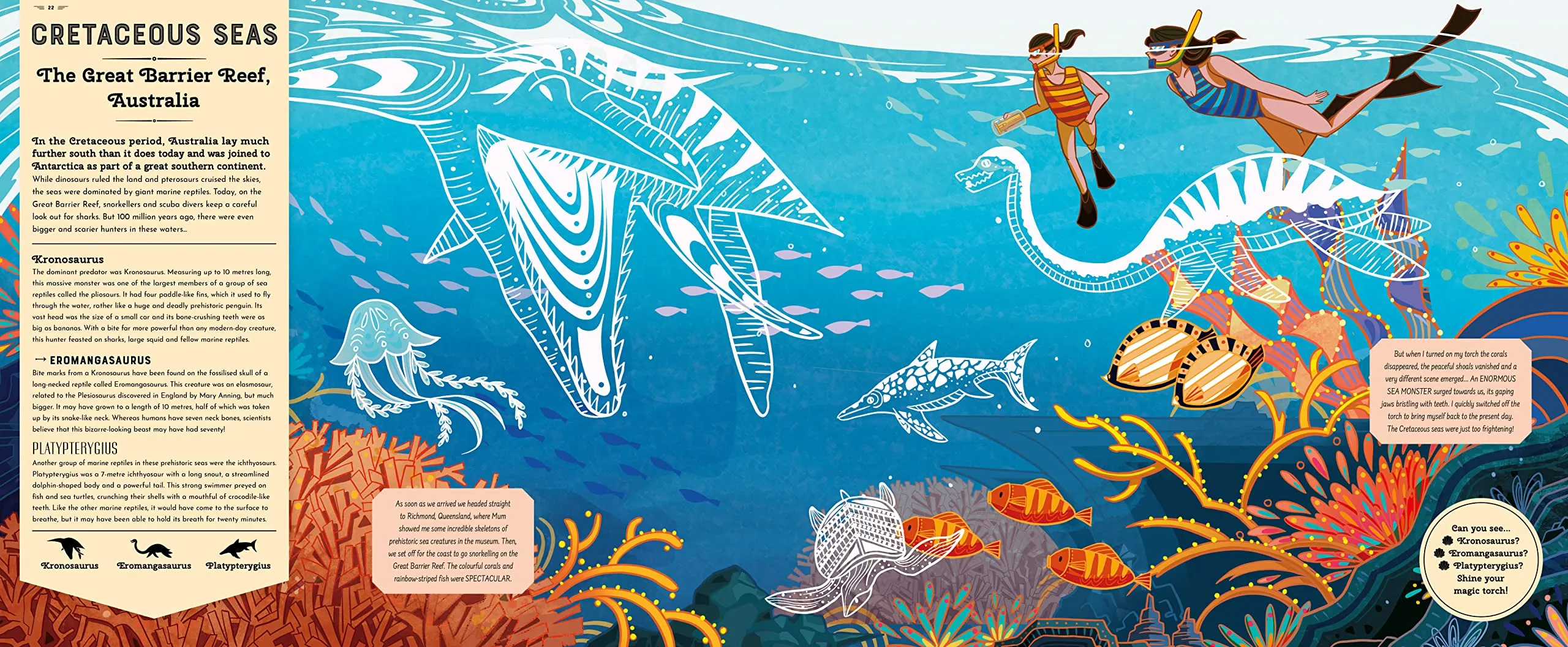 Shine your Magic Torch: Dinosaurs and Prehistoric Beasts