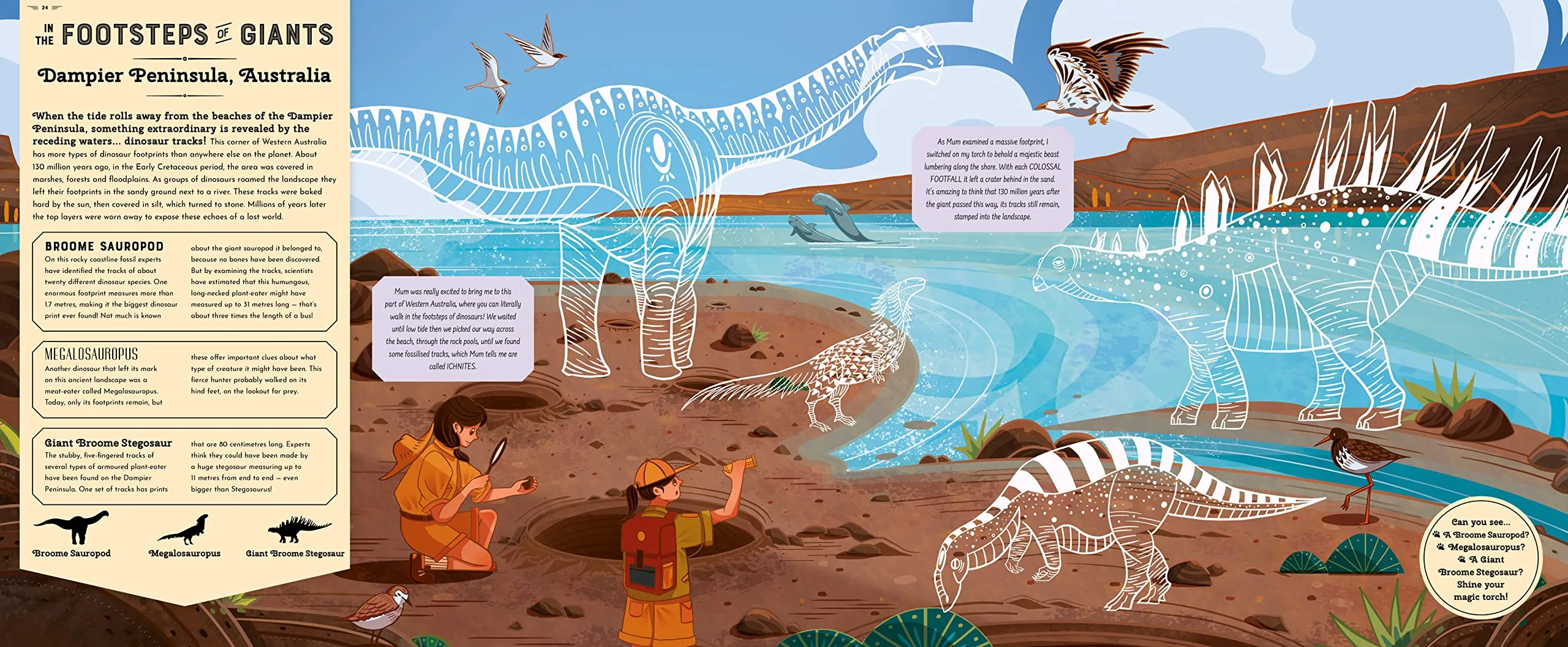 Shine your Magic Torch: Dinosaurs and Prehistoric Beasts
