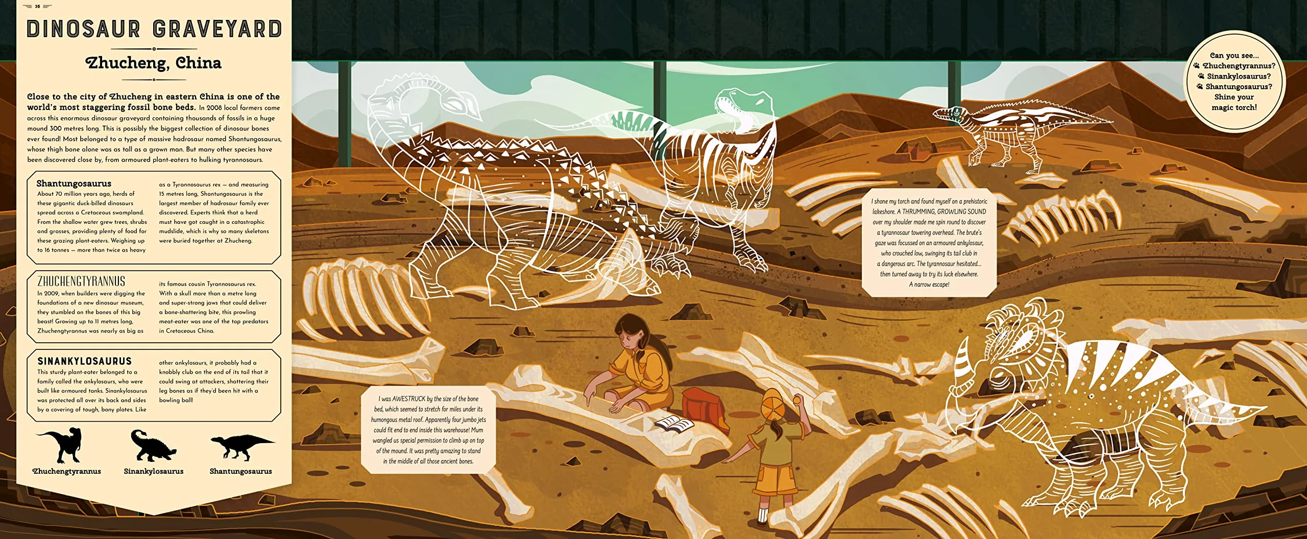 Shine your Magic Torch: Dinosaurs and Prehistoric Beasts