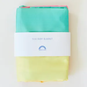 Silk Baby Blanket | Rainbow
