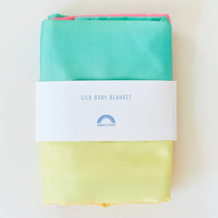 Silk Baby Blanket | Rainbow