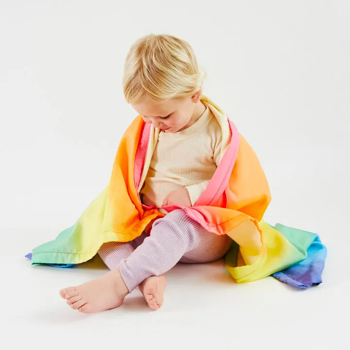 Silk Baby Blanket | Rainbow
