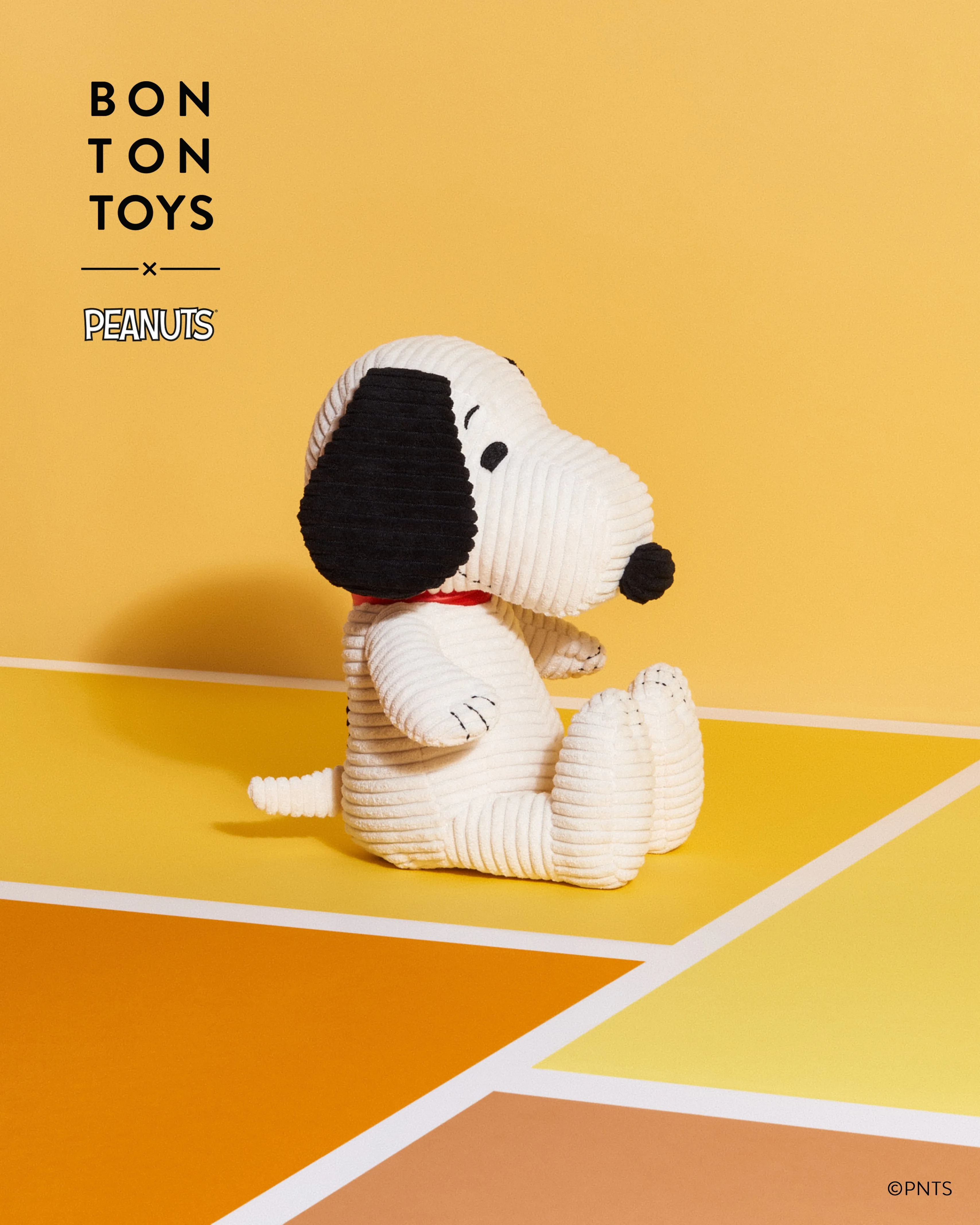 Snoopy ECO Corduroy Cream - 19 cm