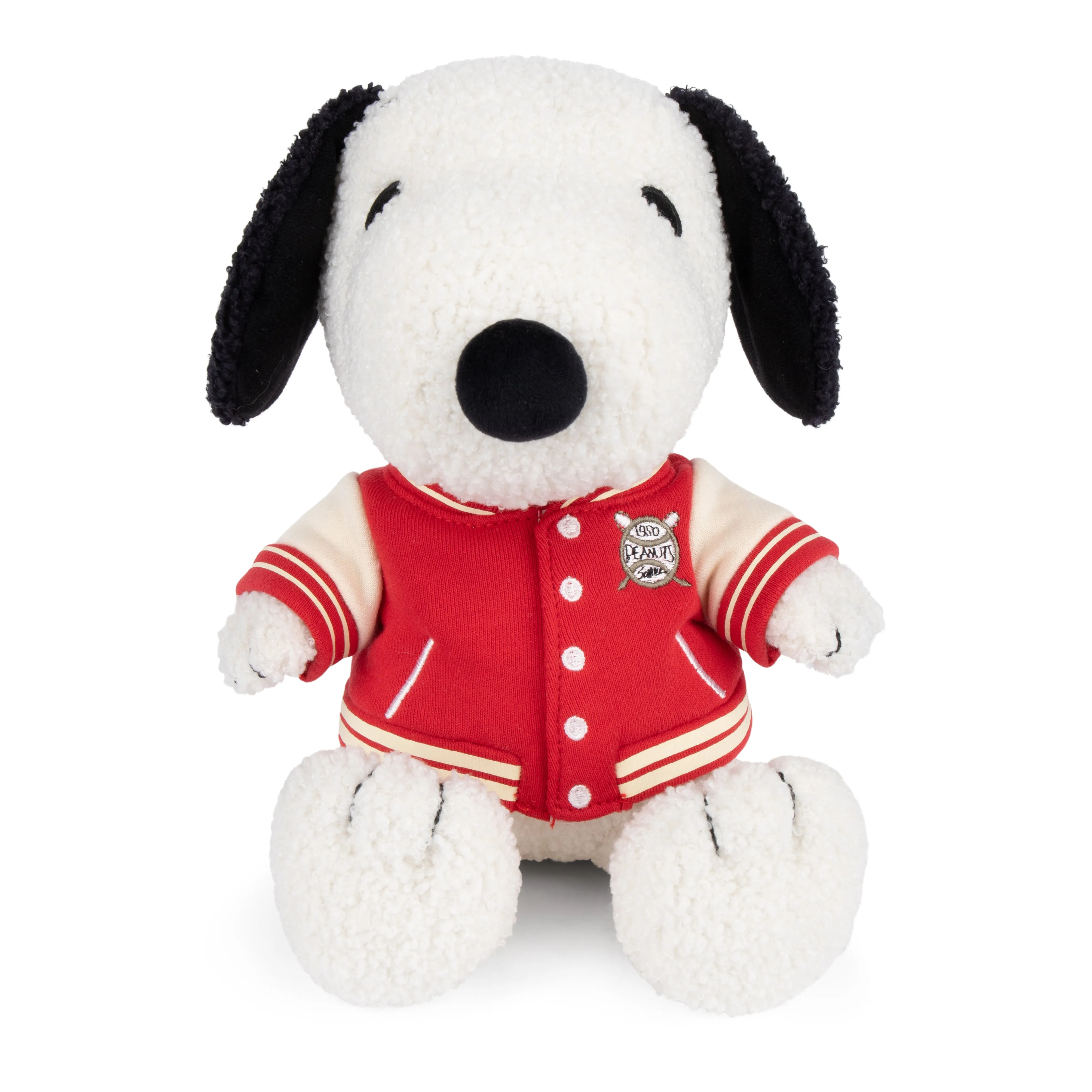 Snoopy Sitting with Varsity Jacket - 25 cm
