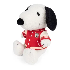 Snoopy Sitting with Varsity Jacket - 25 cm