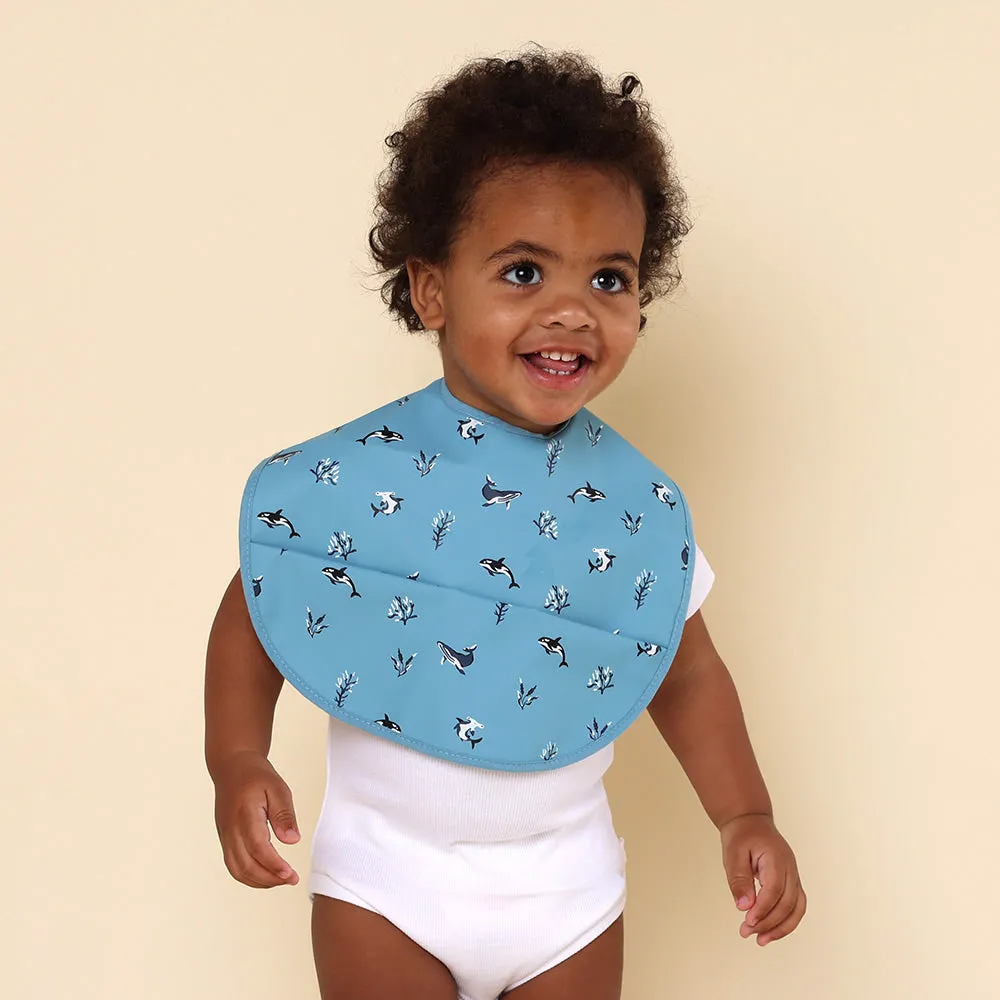 Snuggle Bib Waterproof | Blue Ocean