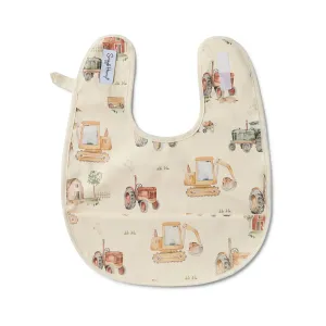 Snuggle Bib Waterproof | Diggers & Tractors
