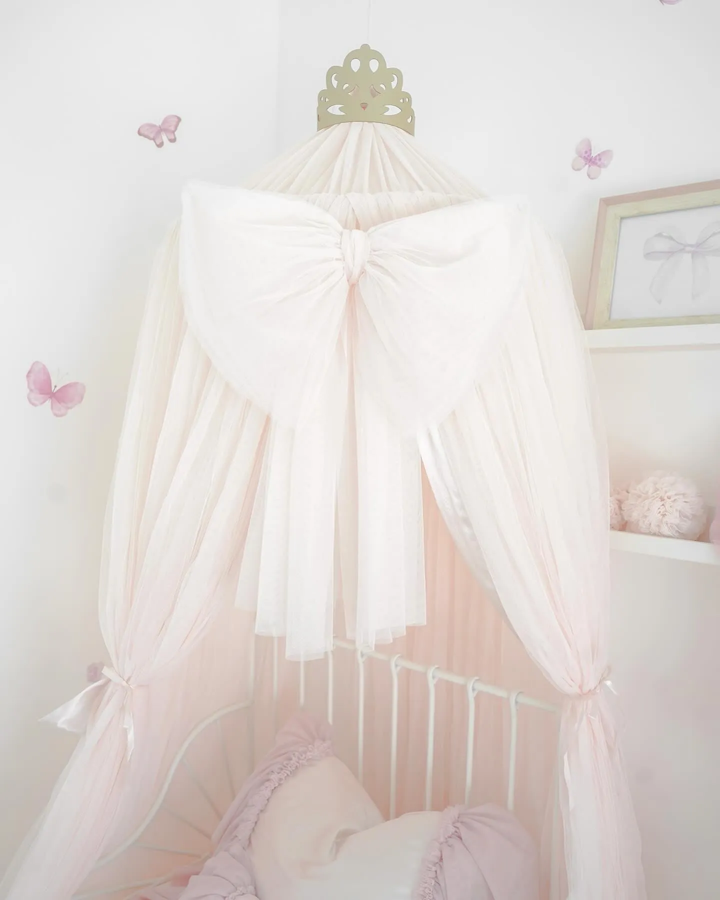 Spinkie Big Bow in POWDER PINK