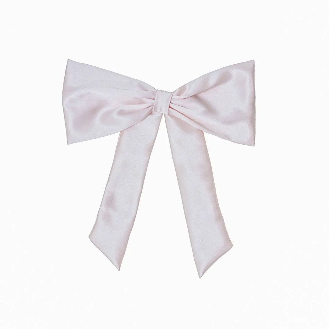 Spinkie Bow Ornament Set of 6 in POWDER PINK