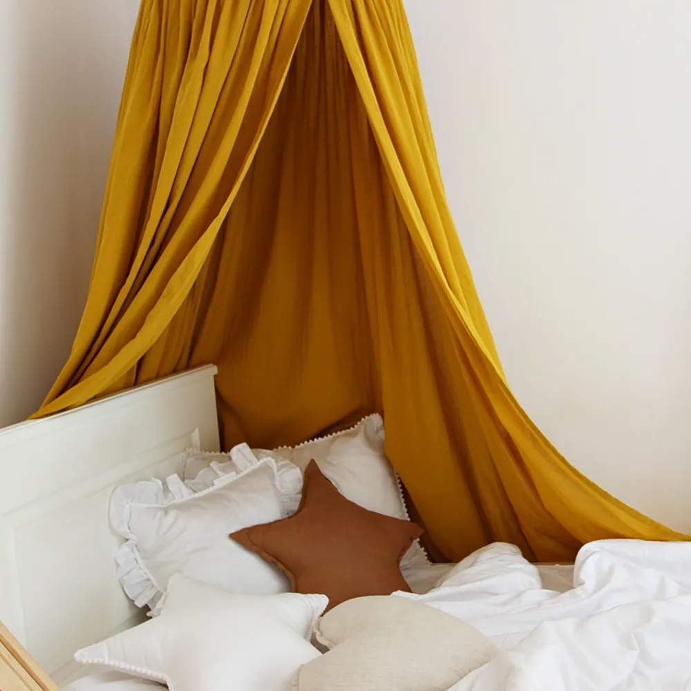Star Cushion Mini - Pure Nature Chocolate Linen