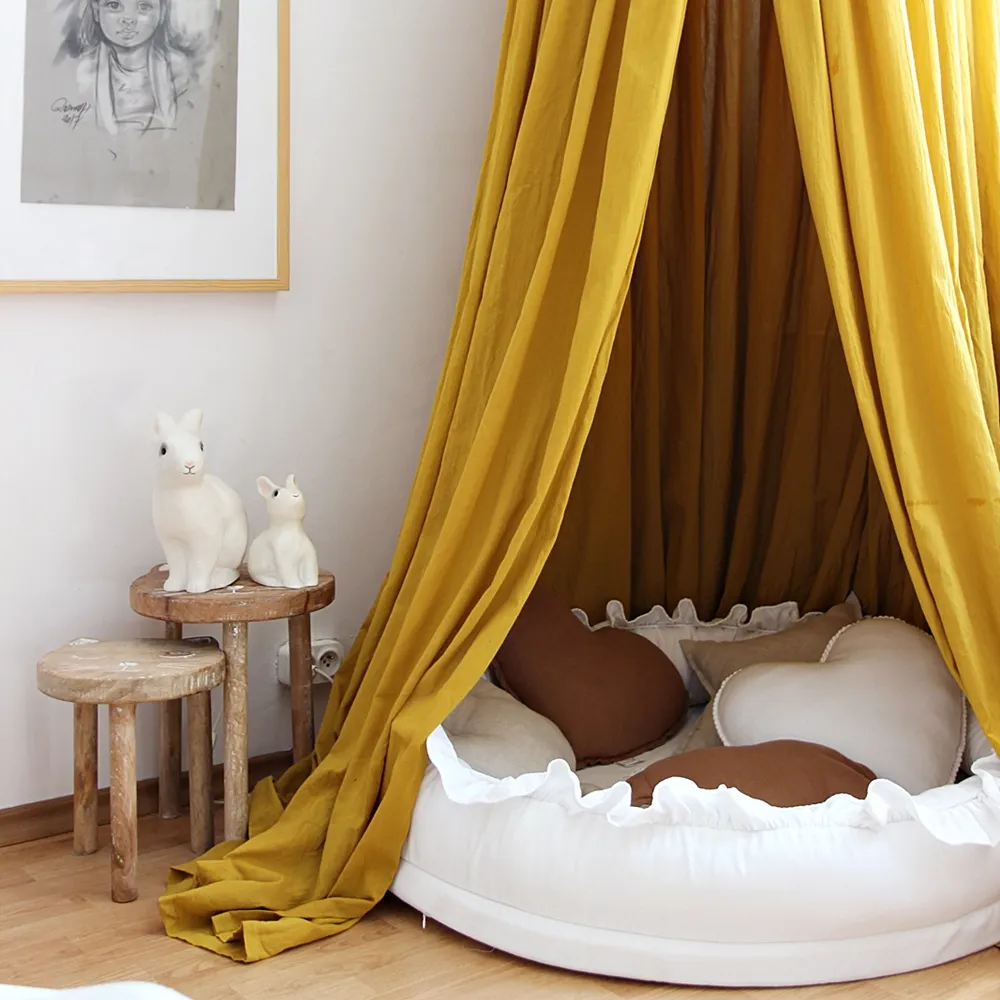 Star Cushion Mini - Pure Nature Chocolate Linen