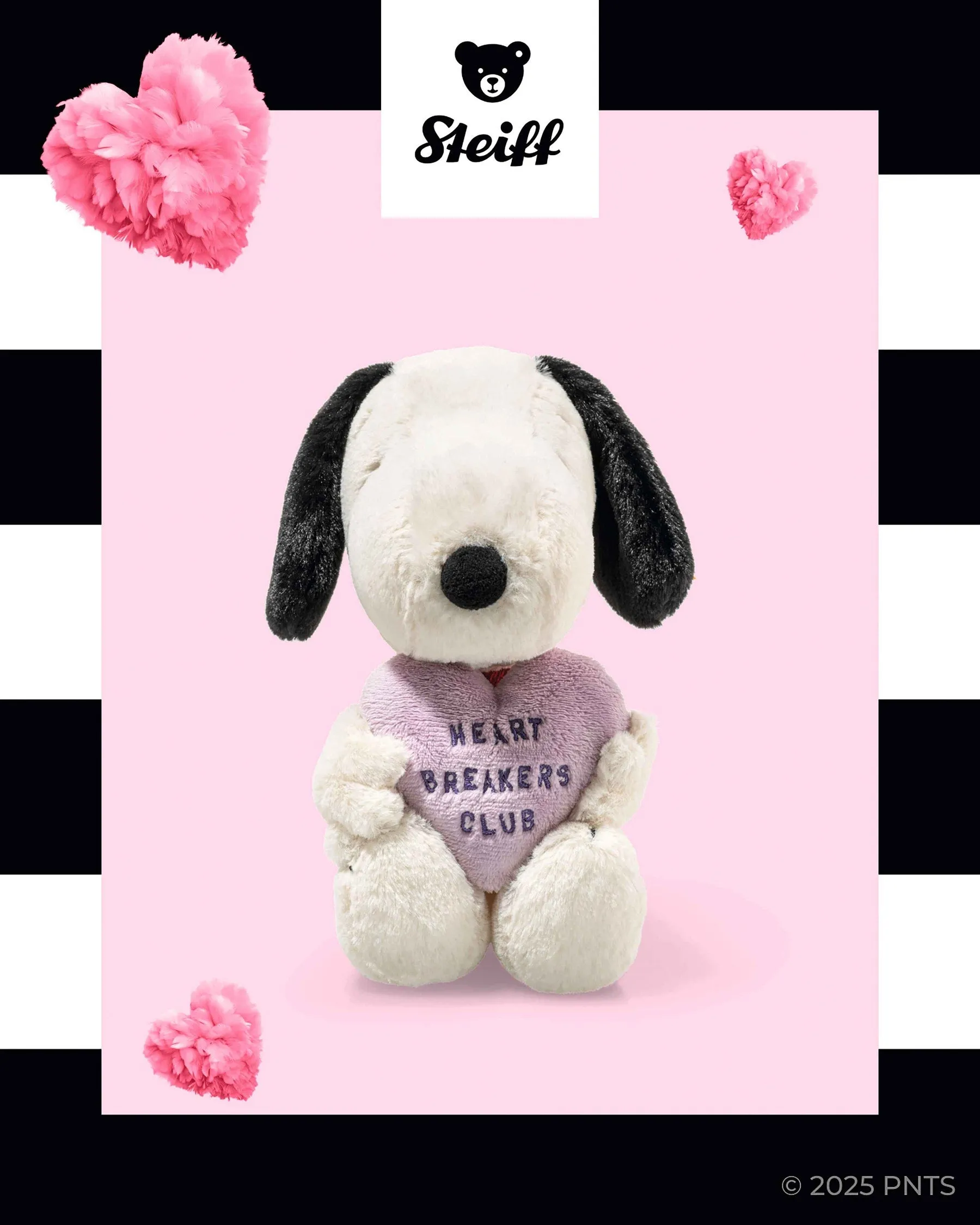 Steiff Snoopy Heartbreakers Club, 22 cm