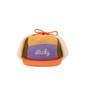 Sticky Lemon Farmhouse Corduroy Cap | Bloomging Purple