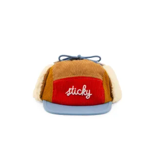 Sticky Lemon Farmhouse Corduroy Cap | Ladybird Red