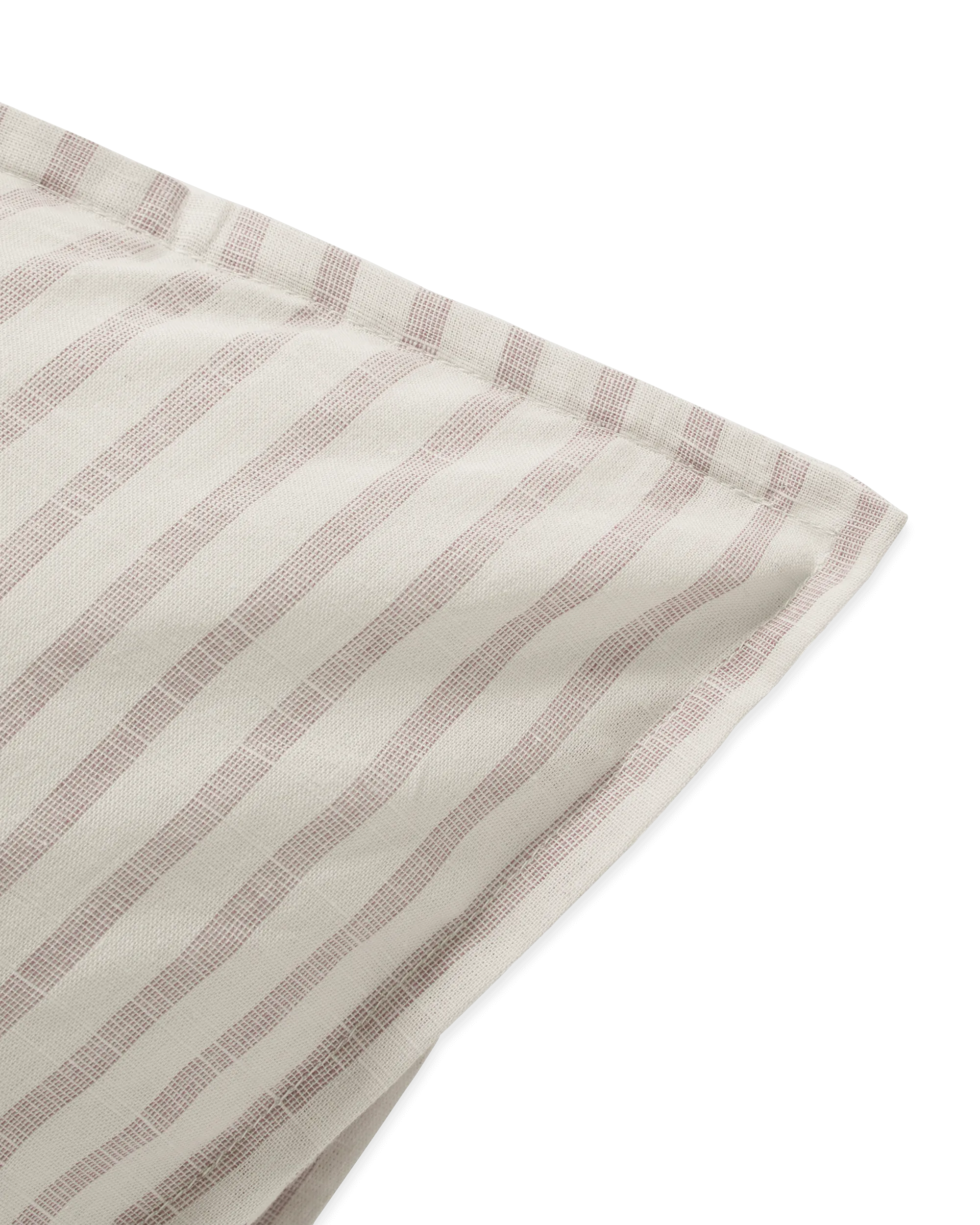 Stripe Mauve Muslin Pillowcase