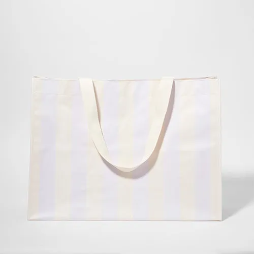 Sunnylife Carryall Beach Bag | Rio Sun Pastel Lilac Stripe