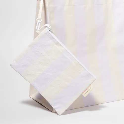 Sunnylife Carryall Beach Bag | Rio Sun Pastel Lilac Stripe