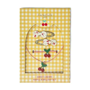 Sweet Cherry Hair & Jewellery SET