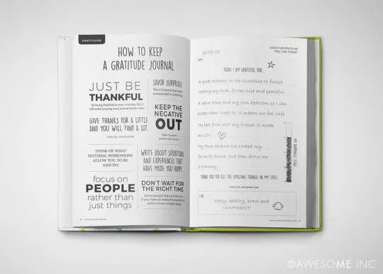 Teen Gratitude Journal   Wellness Guide – Create Your Own Sunshine
