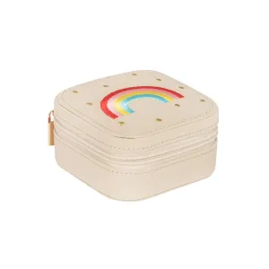 Vintage Rainbow Square Jewellery Box