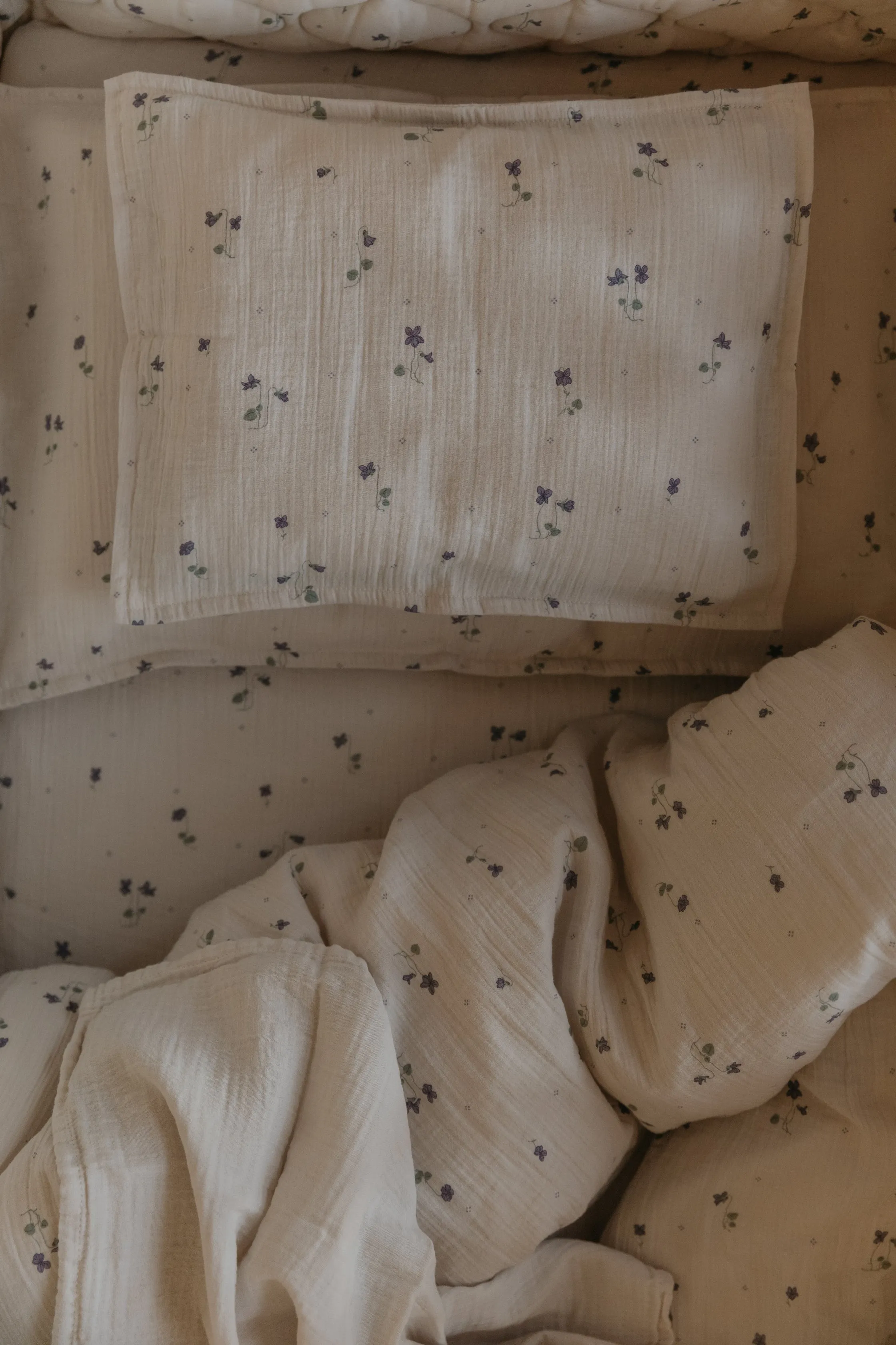 Viola Muslin Adult Bedset - Single