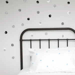 Wall Decals - Watercolour Hand Painted Polka Dots - Winter