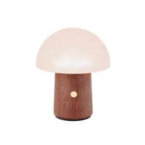 Walnut - Mini Alice Mushroom LED Light