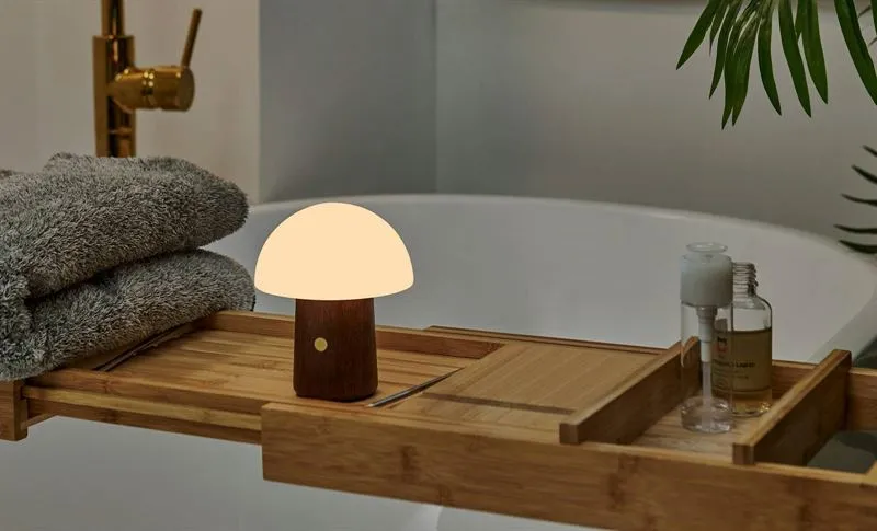 Walnut - Mini Alice Mushroom LED Light