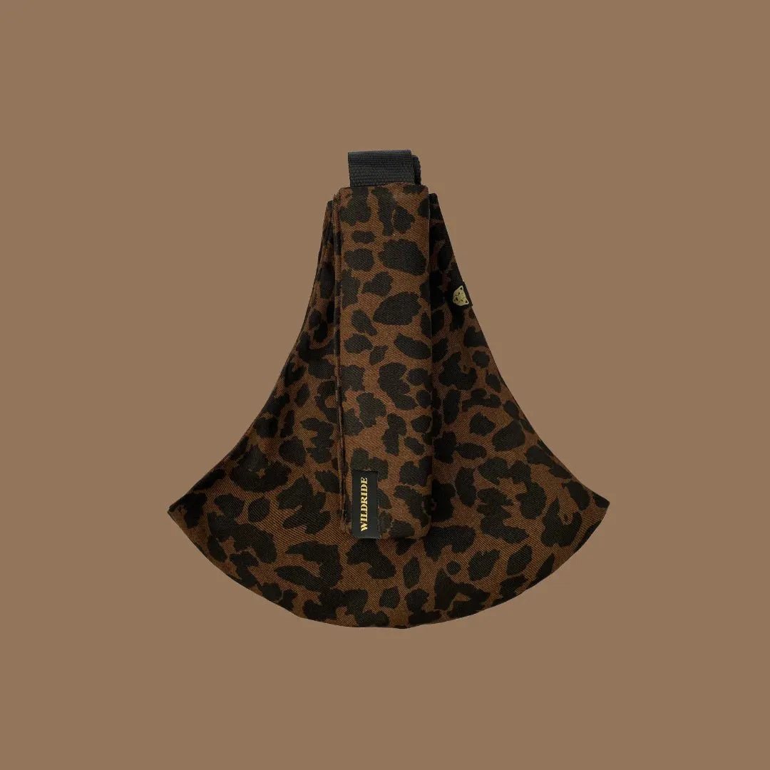 Wildride: Toddler Carrier Leopard Print Brown