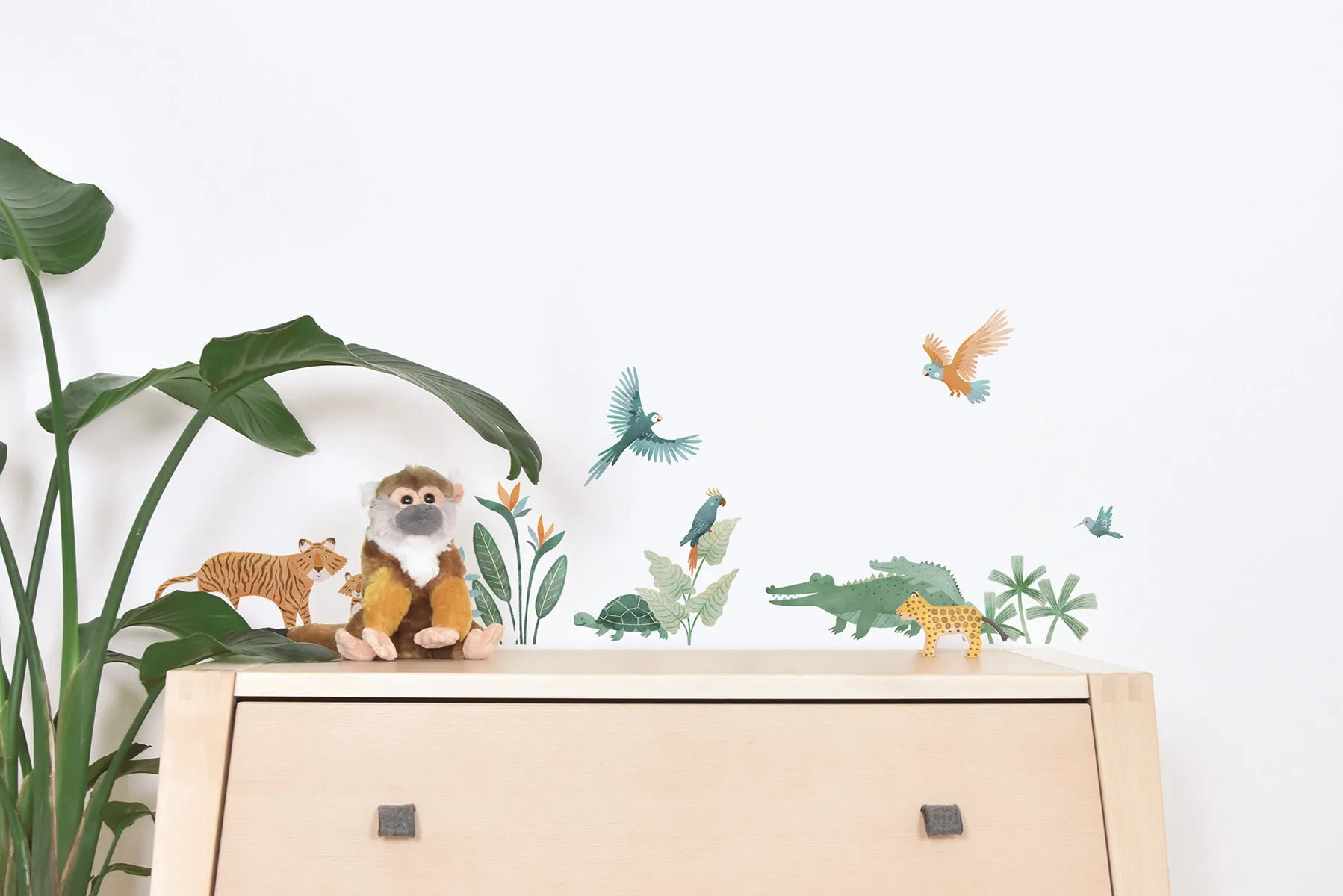 YATSUNI Jungle | Wall Decals Jungle Animals