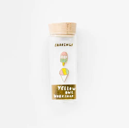 Yellow Owl Workshop Earrings - Sno Cone & Popsicle